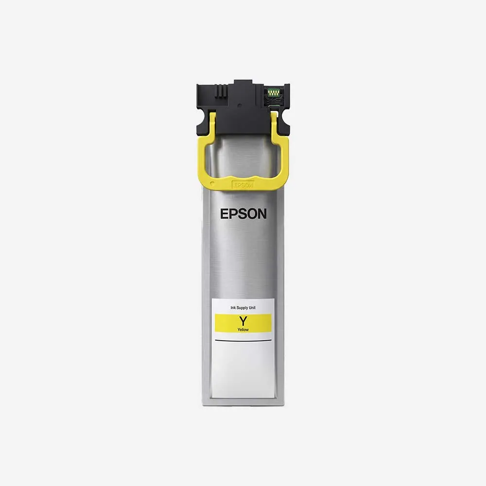 الأحبار والتونر والشرائط – Epson T11D4 WorkForce Pro WF-C5390 WF-C5890 Ink Cartridge XL Yellow 39.7ml