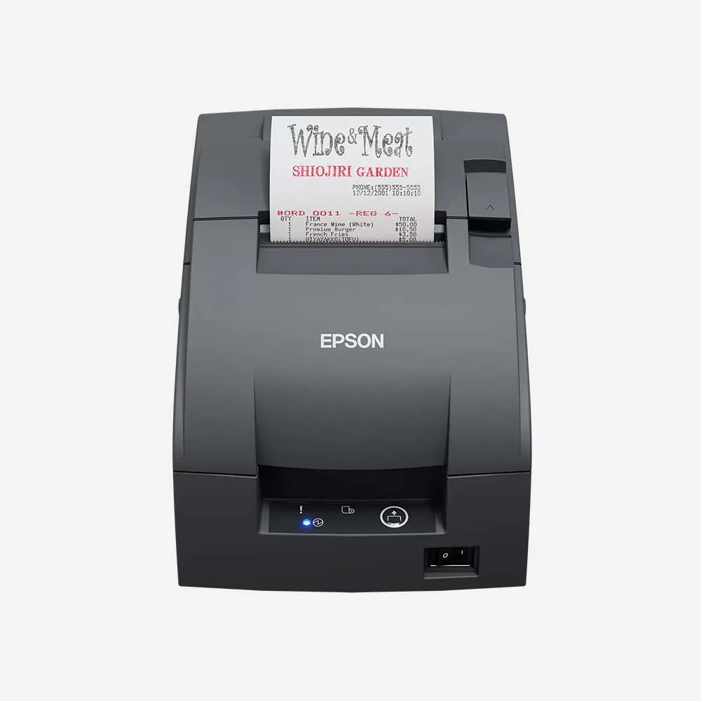 طابعات الإيصالات – Epson TM-U220IIB (142) Impact POS Receipt Printer Dot Matrix Kitchen & Retail Printer USB Ethernet