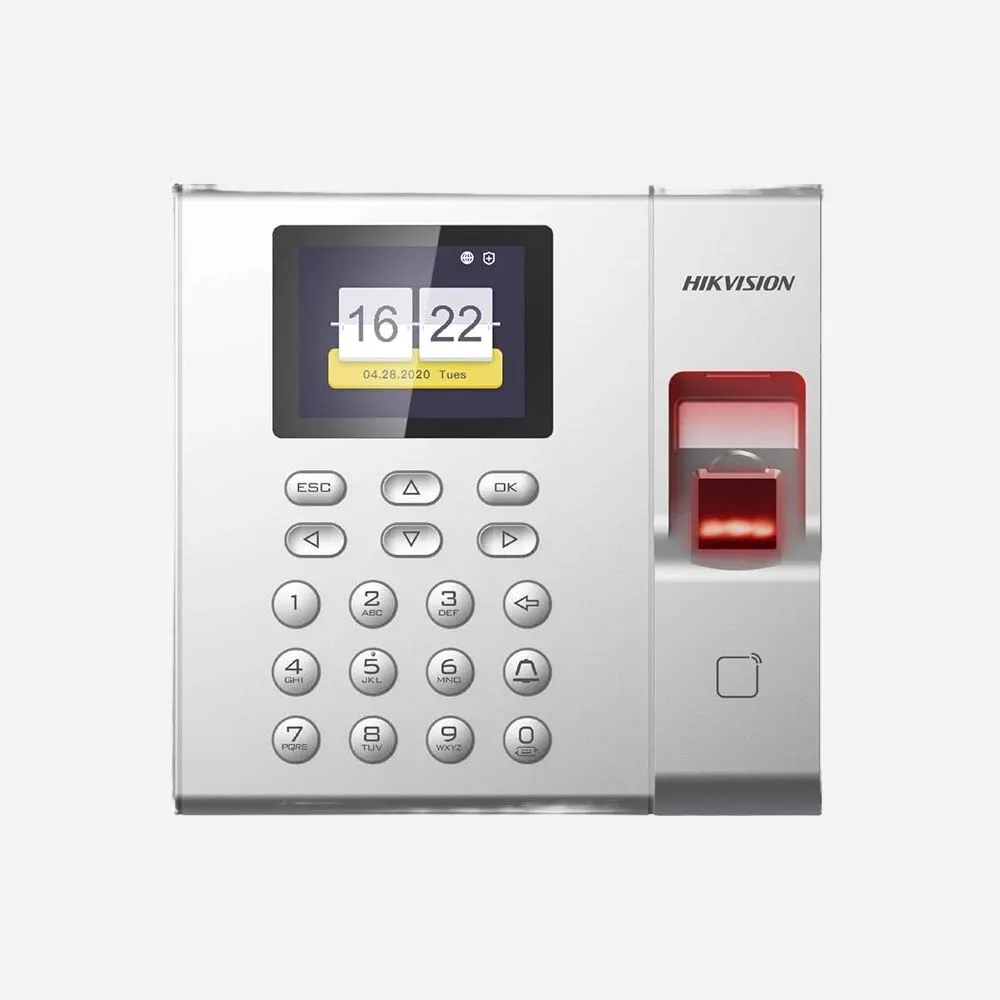 أجهزة الحضور والانصراف – HIKVISION DS-K1A8503EF Fingerprint Time Attendance & Access Control Terminal Biometric Device