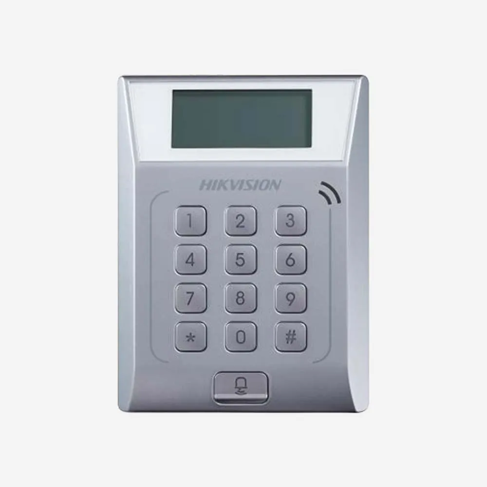 كروت الدخول والقارئات – HIKVISION DS-K1T802E Network Wired Card Access Control Terminal Value Series PIN Ethernet