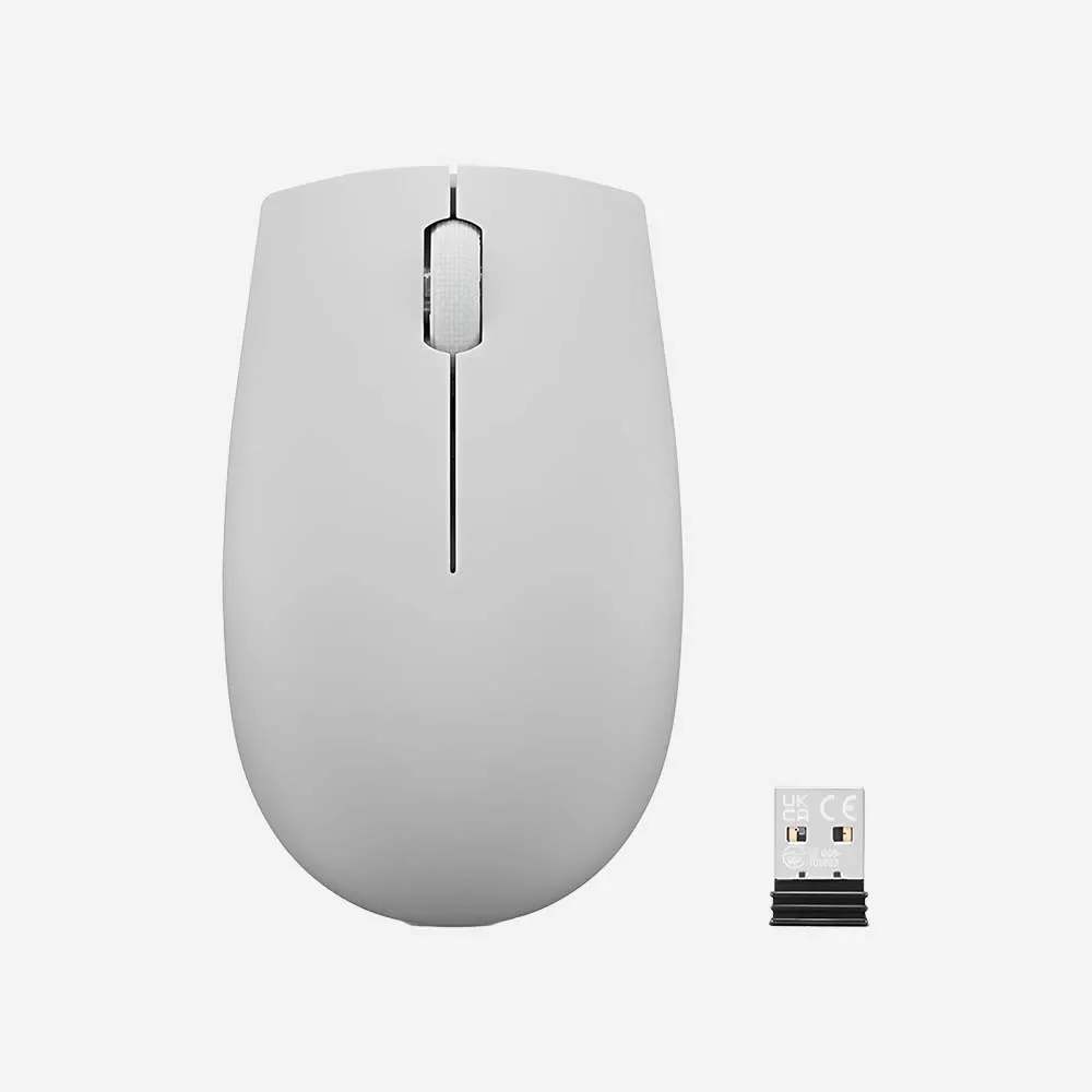 [GY51L15678] الماوس – Lenovo 300 Wireless Compact Mouse Arctic Grey