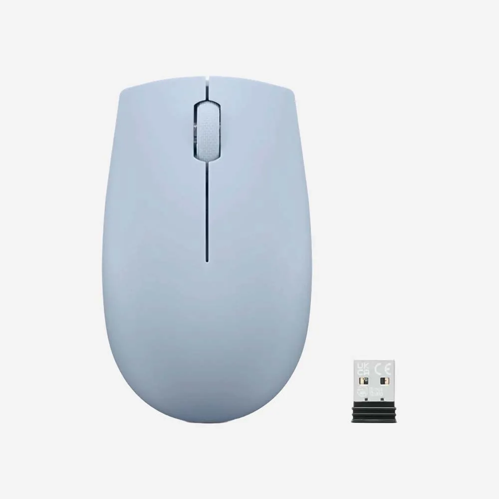 Lenovo 300 Wireless Compact Mouse Frost Blue