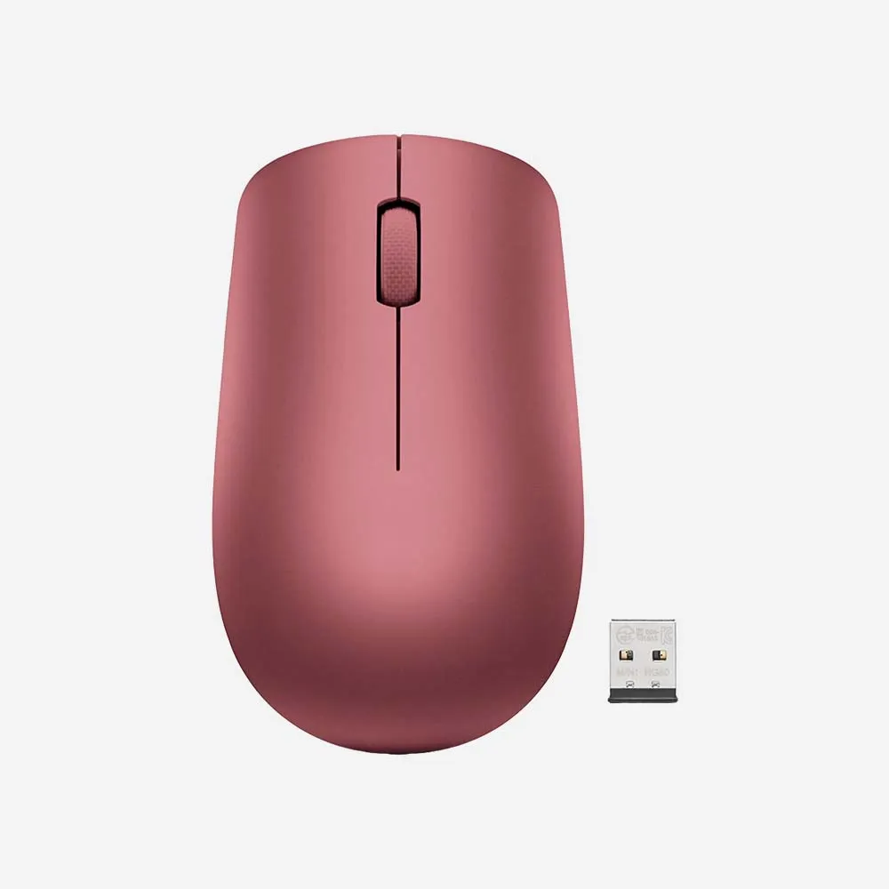 [GY50Z18990] الماوس – Lenovo 530 Wireless Mouse 1200 DPI Cherry Red