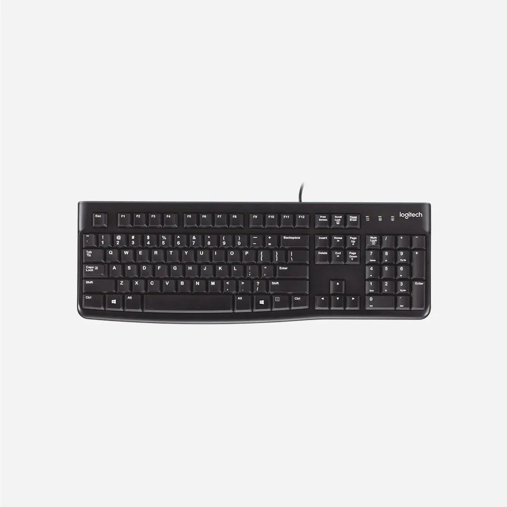 الكيبورد والأطقم – Logitech K120 USB Wired Keyboard 920-002495
