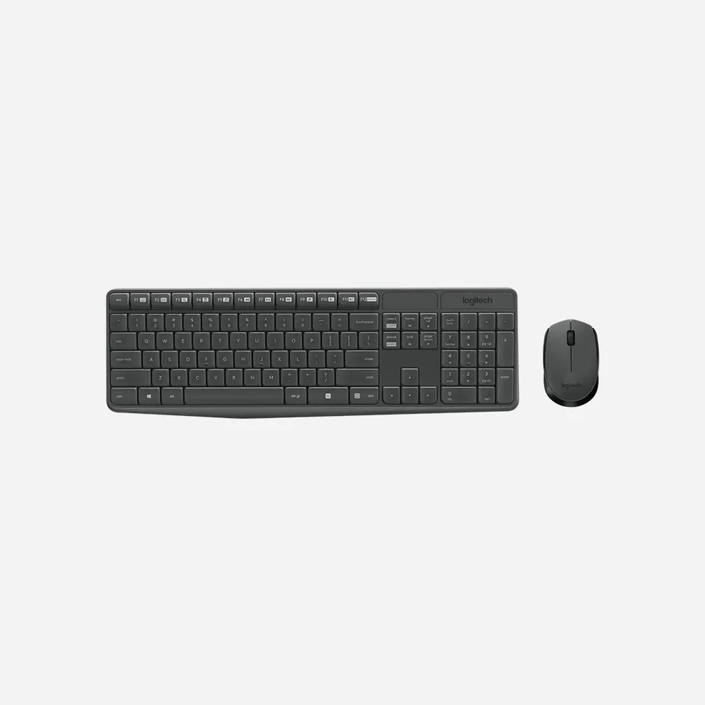 الكيبورد والأطقم – Logitech MK235 WL Keyboard & Mouse Combo Black 920-007927