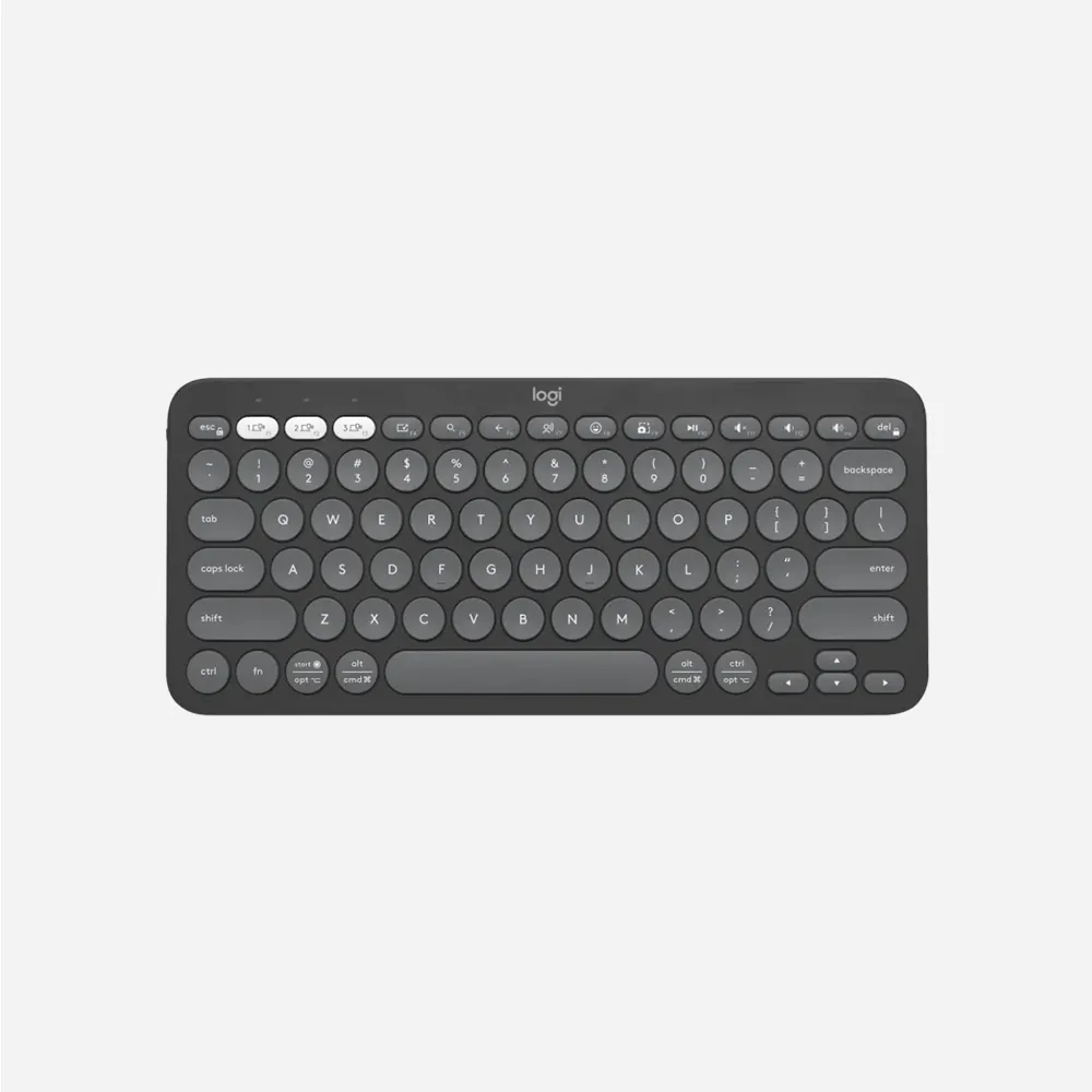 [920-011867] الكيبورد والأطقم – Logitech Pebble Keys 2 K380s Bluetooth WL Keyboard Black 920-011867