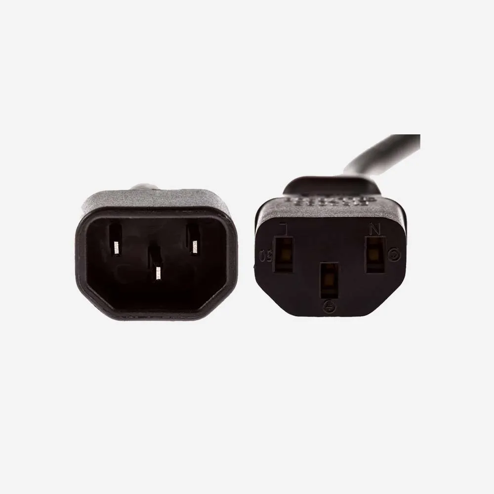 [CABLE -1.5M] Mini UPS وملحقاتها – UPS Power Cable 1.5m Black