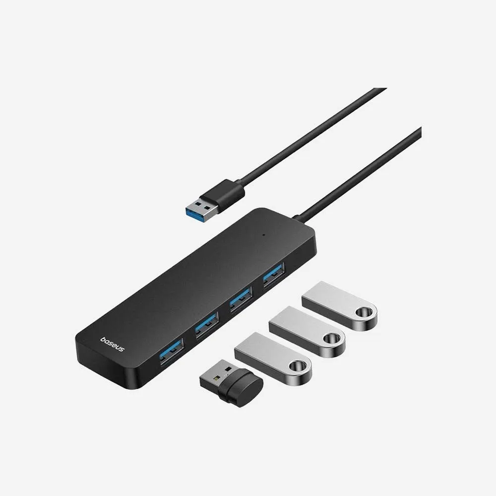 موزعات USB ومحطات التوصيل – Baseus Ultrajoy 4 in 1 USB-C Multifunction Hub Adapter B0005280B111-03