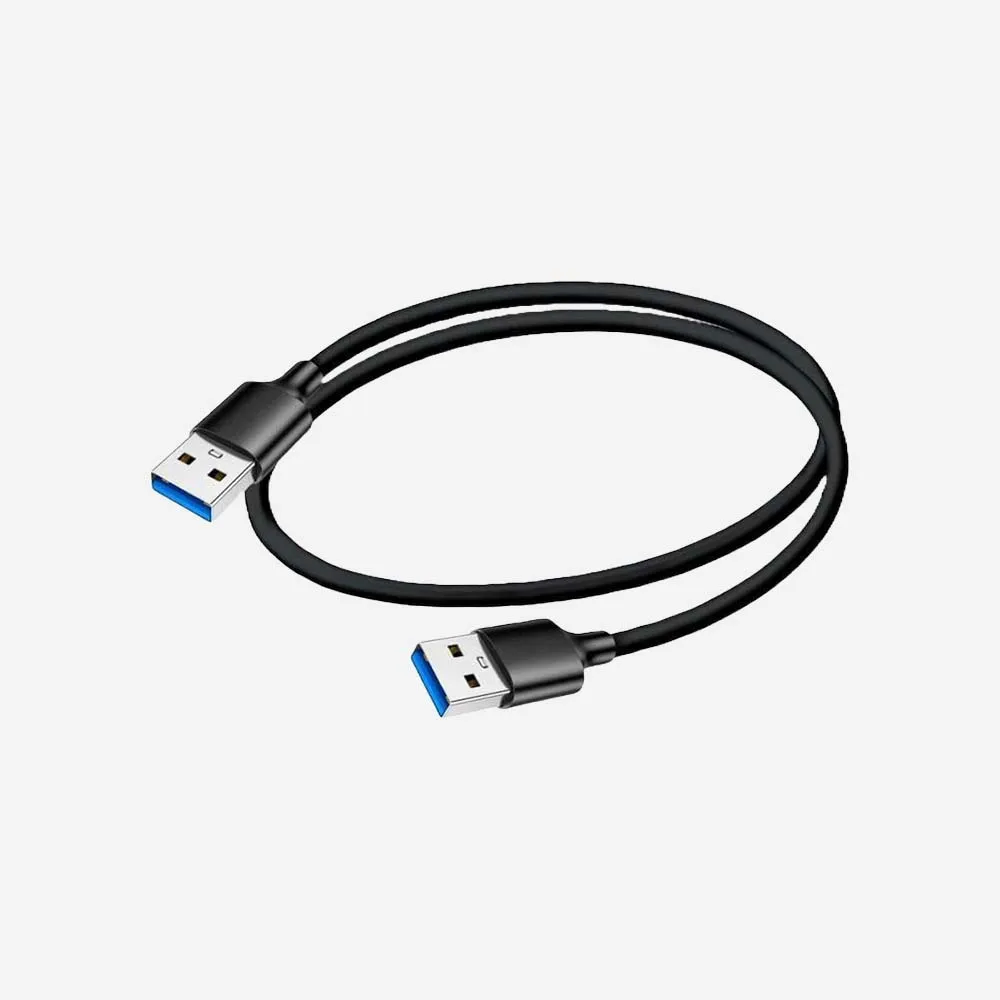 كابلات USB – USB-A to USB-A Cable 30cm Black