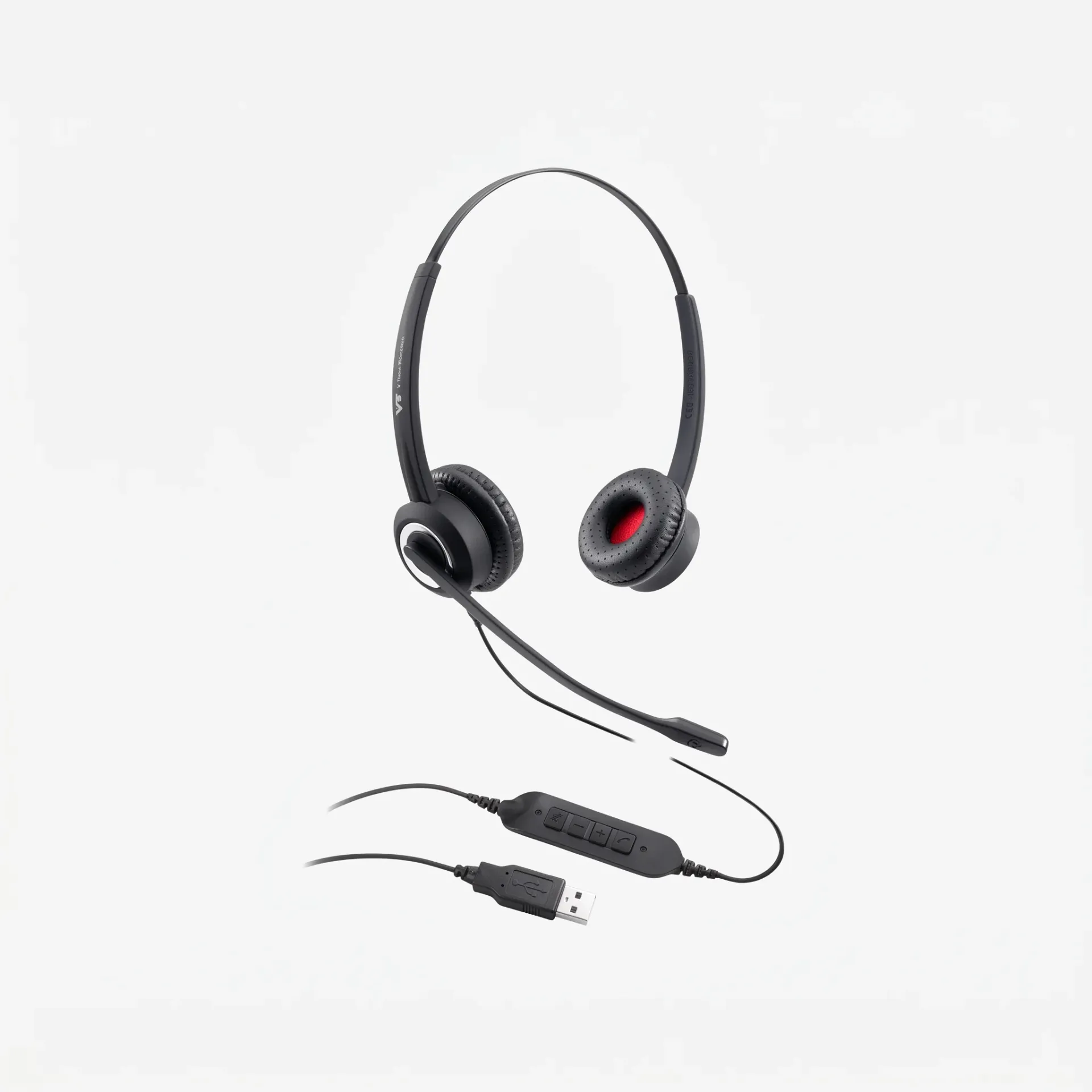 [4050196551] سماعات المكاتب – VT VT6300 Pro Lite Duo USB Wired Headset