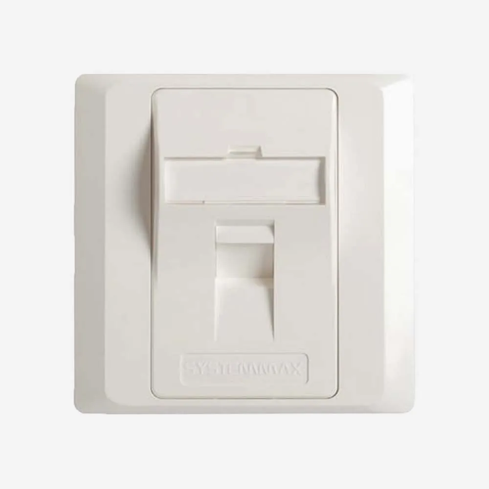 [Single Face Plate-SMFS] ملحقات الشبكات والتمديدات – Systemmax Single Face Plate-SMFS
