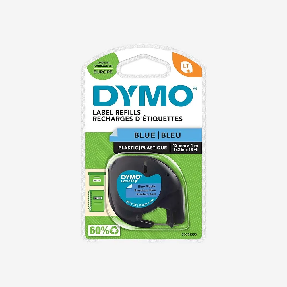 [Dymo Printer-12mmx4m] طابعات الباركود والملصقات – DYMO Plastic Label Paper Printer-12mmx4m