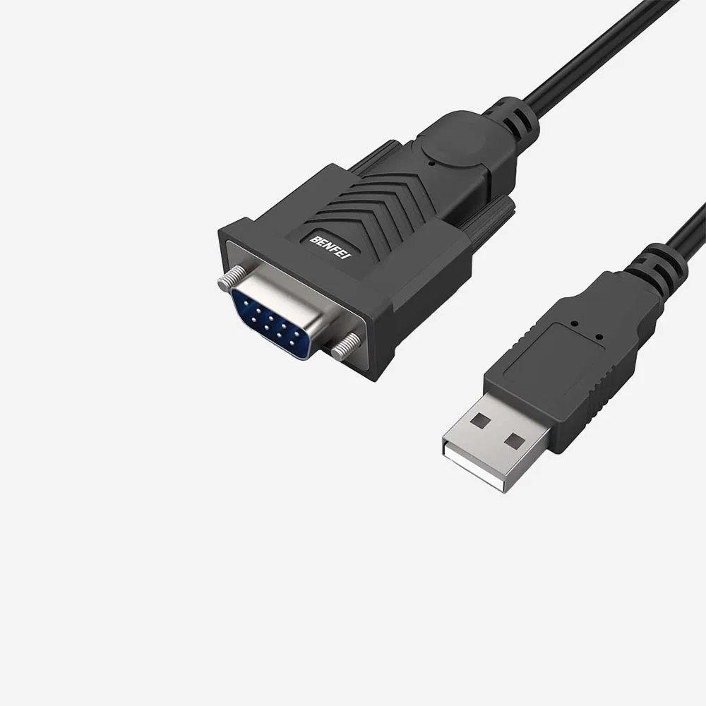 [Serial Adapter Cable-1.8M] المحولات – USB to RS232 Serial Converter Cable 1.8M Black