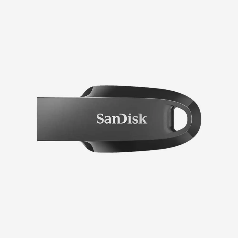 فلاشات وكروت ذاكرة – SanDisk Ultra Curve 3.2 Flash Drive - 64GB (Black)