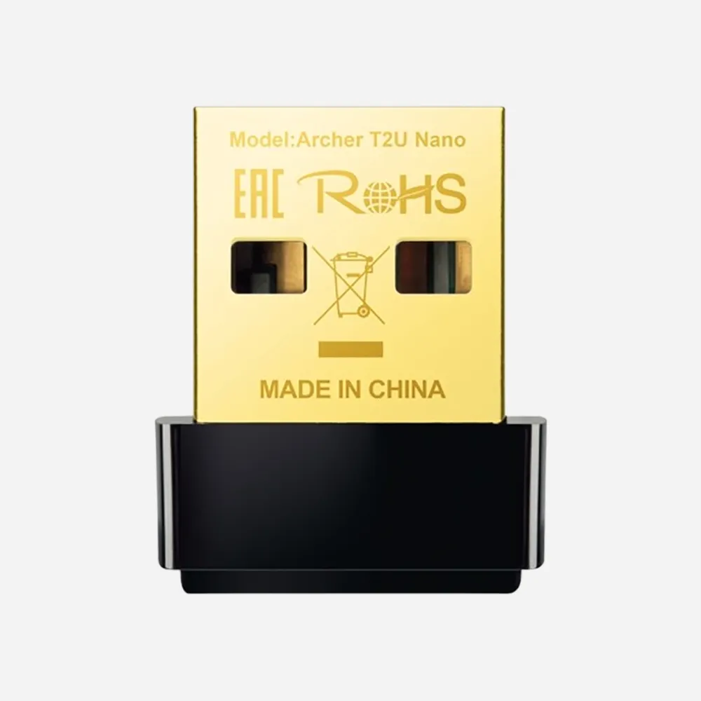 [0152502260] كروت الشبكة ووحدات الإرسال – TP-Link Archer T2U Nano AC600 Nano Wireless USB Adapter