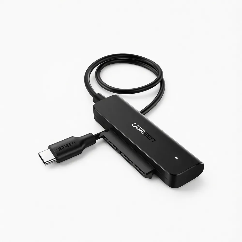 [70610] المحولات – UGREEN 70610 CM321 USB-C to SATA Converter Black