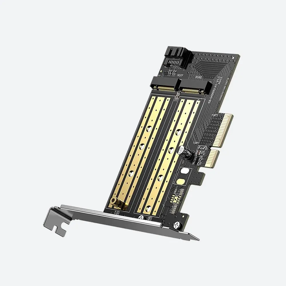 UGREEN 70504 M.2 SATA+M.2 NVMe to PCI-E 3.0 X4 Expansion Card CM302ACC
