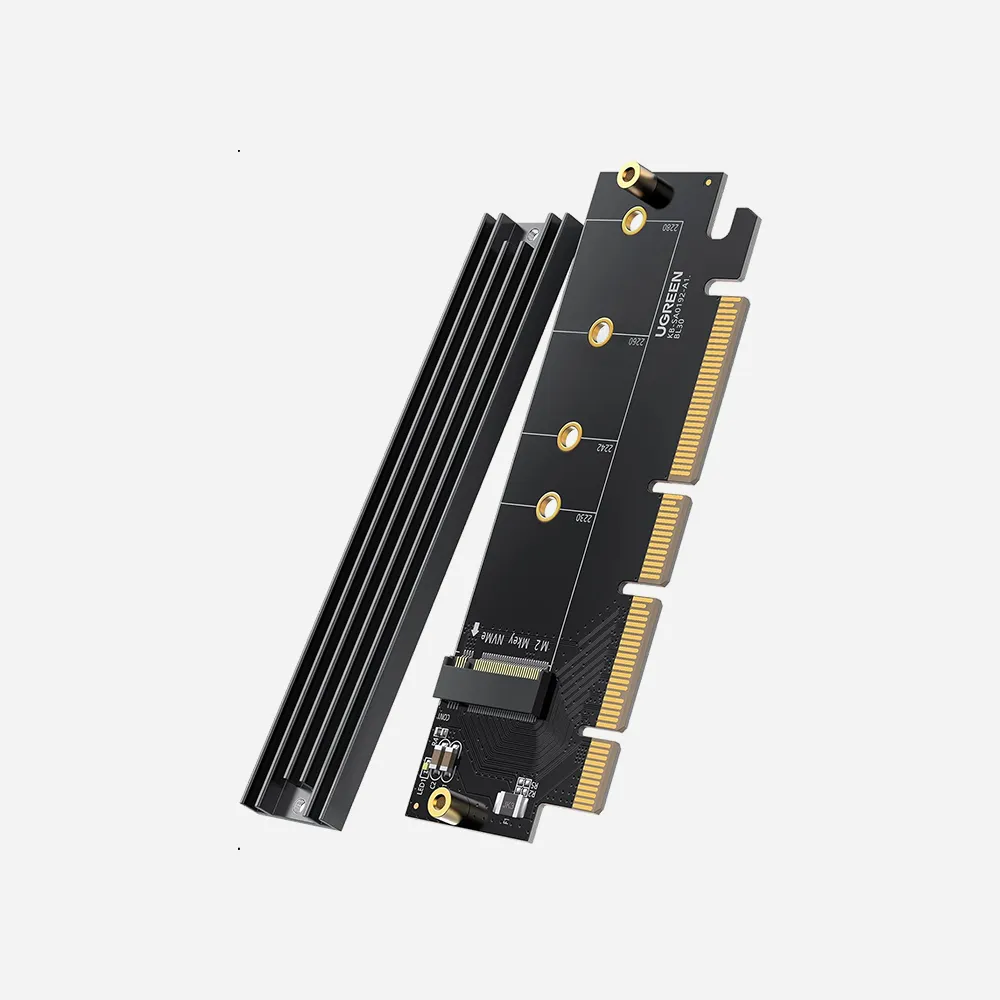 [30715] المحولات – UGREEN 30175 PCIe 4.0 16× to M.2 NVMe Expansion Card