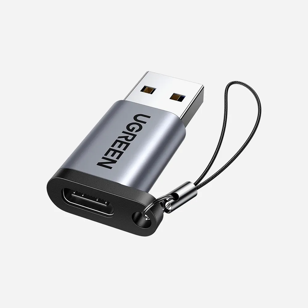 [50533] UGREEN 50533 USB 3.0 A to USB-C M/F Adpater Gray